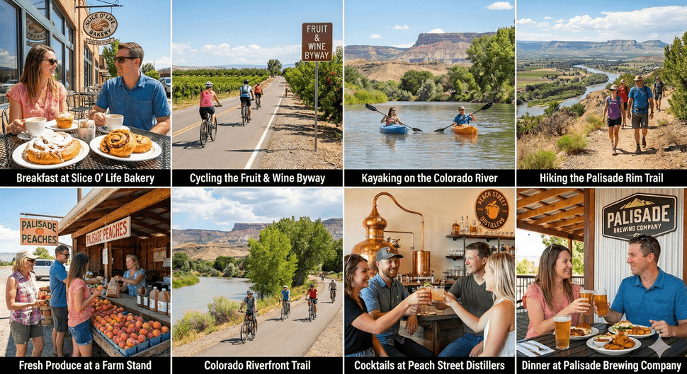 Weekend getaway scenes in Palisade